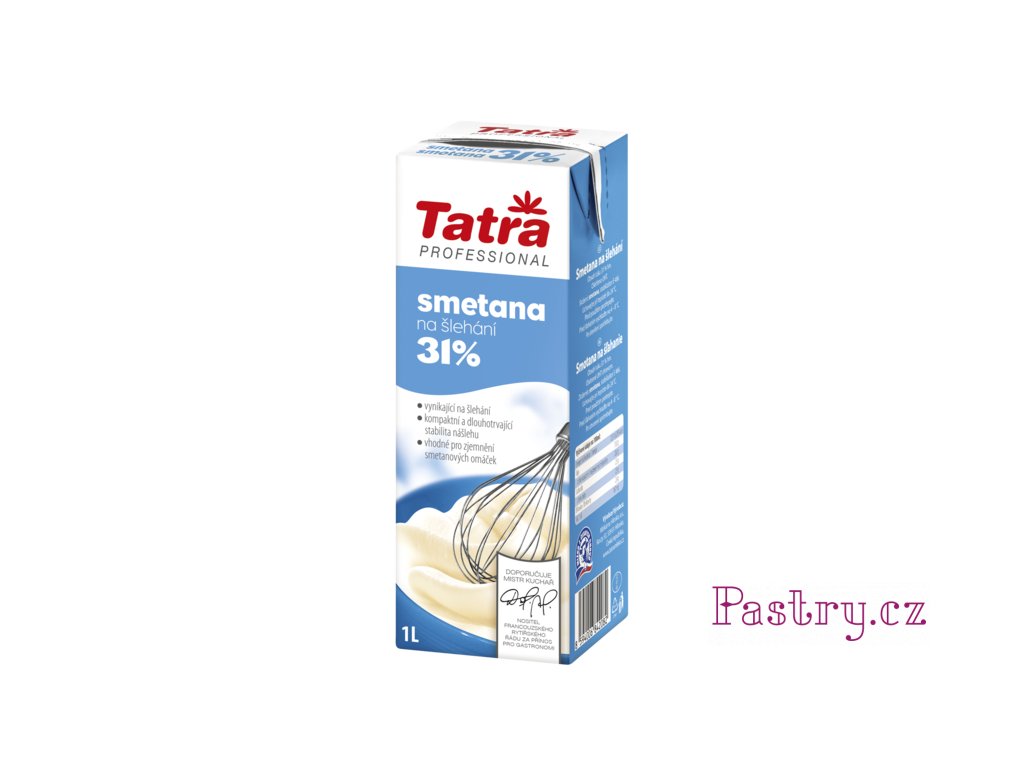 SMETANA KE ŠLEHÁNÍ - 31% (ŠLEHAČKA) 1l